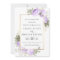 Light Purple Rose Rustic Floral Wedding