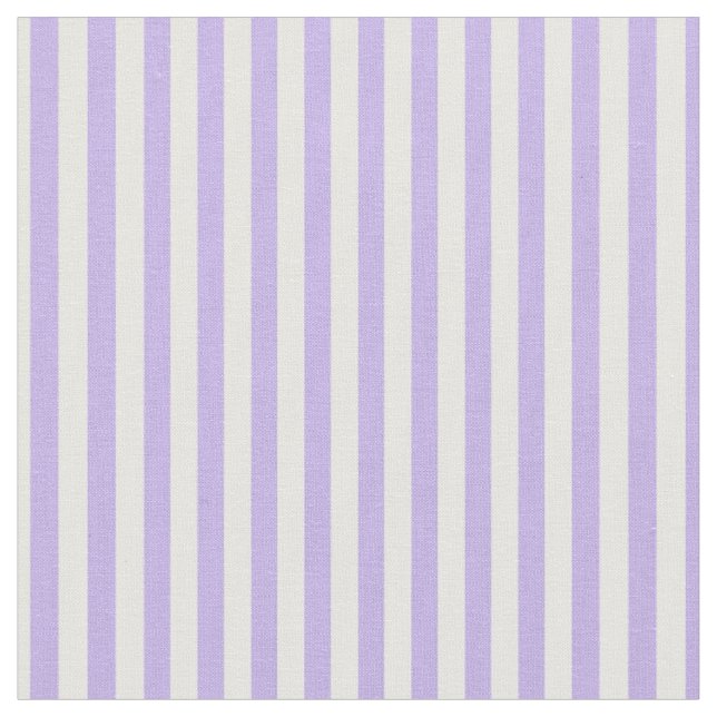 Light Purple & White Stripes Fabric (Close Up)