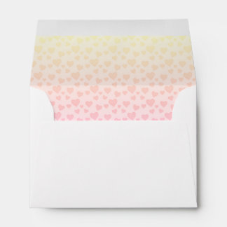 Light Rainbow Hearts Envelope