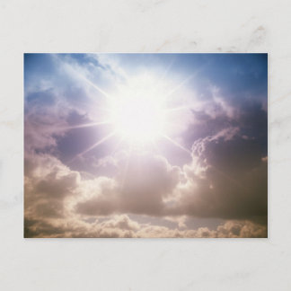 Light rays postcard