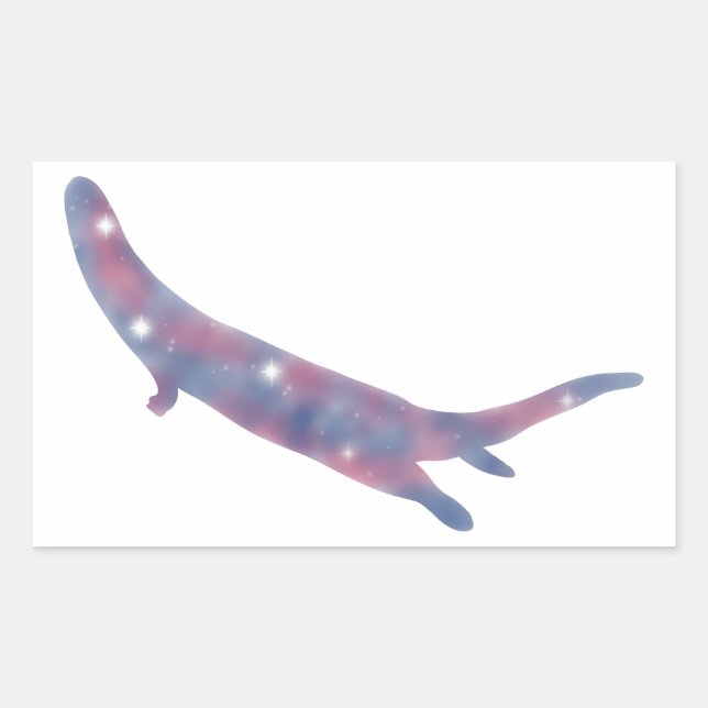 Light River Otter Starscape Sticker (Front)