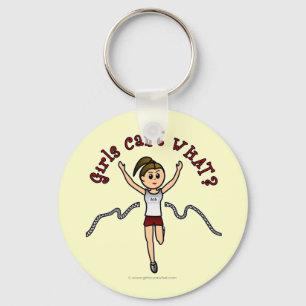 Light Runner in Red Uniform Keychain