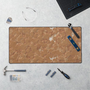 Light Rust abstract Desk Mat