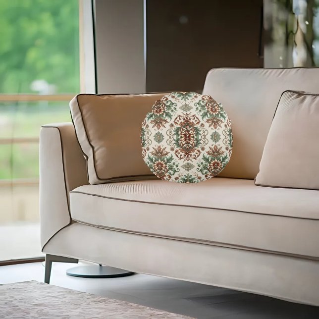 Light Rustic Round Pillow (Creator Uploaded)