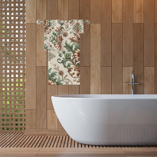Light Rustic Traditional Bath Towel Set