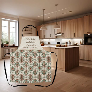 Light Rustic Traditional Customizable Apron