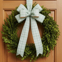 Light sage green plaid