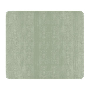 Light Sage Green Solid Colour Cutting Board