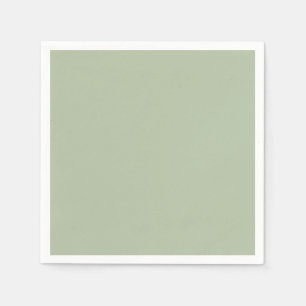 Light Sage Green Solid Colour Napkin