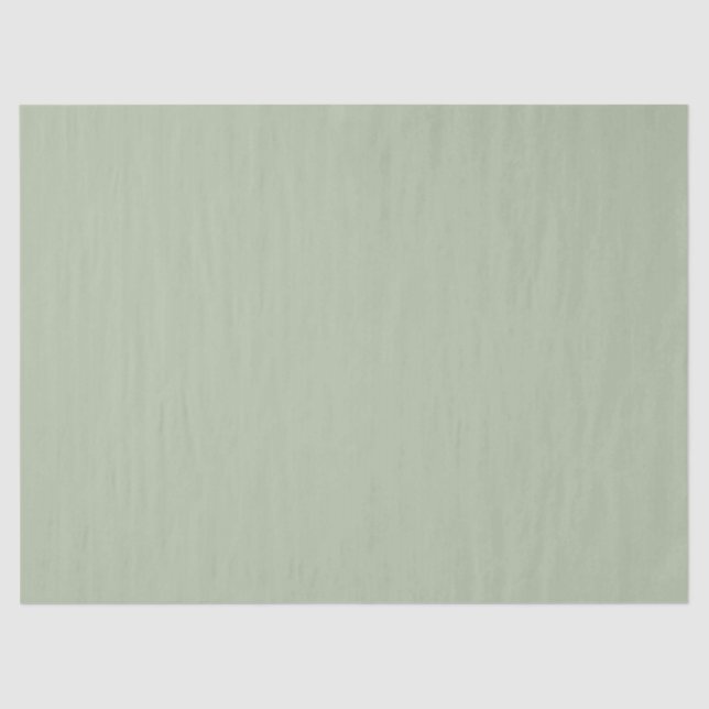 Light Sage Green Solid Colour Tissue Paper (Front)