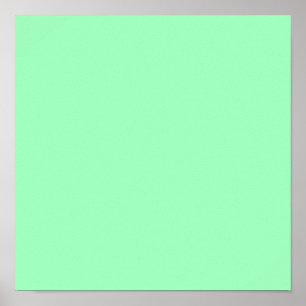 Light Sea-Foam (solid color) Poster