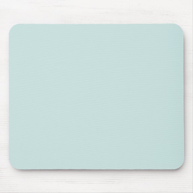 Light Seafoam Blue Green Colour Trend Sea Foam Mouse Pad (Front)