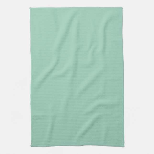 Light Seafoam Green Fashion Colour Trend Sea Foam Kitchen Towel (Vertical)