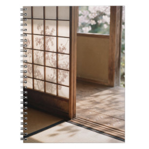 Light & Shadow in Japan Japandi Wall Calendar Notebook