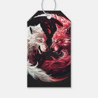 Light Shadow Wolf Spirit Animal Fantasy