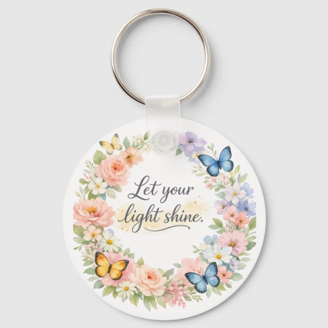 Light shine keychain (Front)