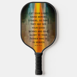 Light Shine Scripture Pickleball Paddle