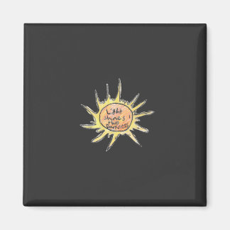Light Shines Through Darkness Magnet