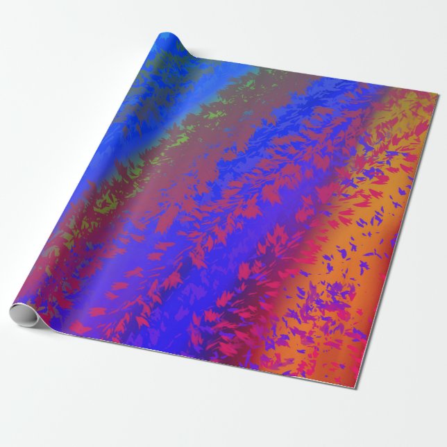 Light Show Wrapping Paper (Unrolled)