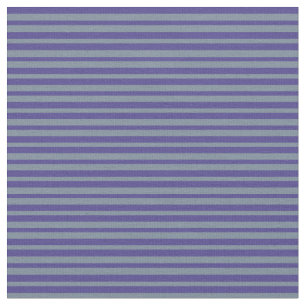 Light Slate Grey and Dark Slate Blue Stripes Fabric