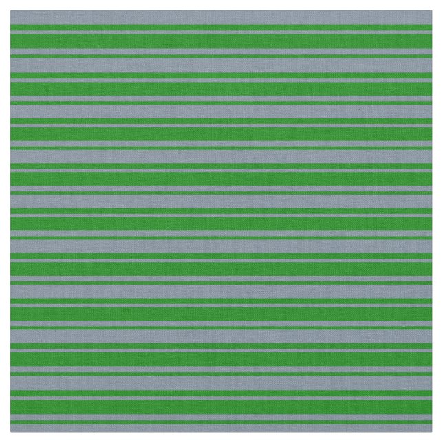 Light Slate Grey and Green Coloured Pattern Fabric (Close Up)