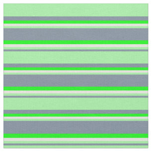 Light Slate Grey, Green, Beige, and Lime Coloured Fabric