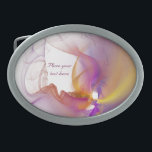 Light Smoke Belt Buckle<br><div class="desc">Delicate transparent smoke background. Spring, flower, nature, concept. It also reminds to care, serenity and positivity.</div>
