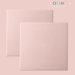 Light Soft Pale Pastel Pink Color Tile
