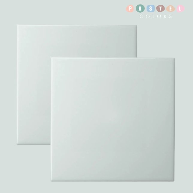 Light Soft Pastel Light Sage Teal Green Colour  Tile (Light Soft Pastel Light Sage Teal Green Color Ceramic Tile)