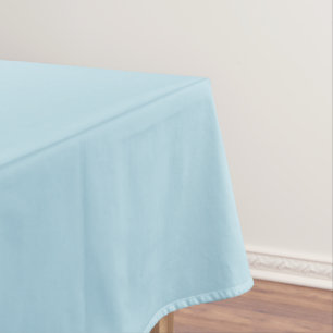 Light Spun Sugar Blue, Solid Colour Pastel Blue Tablecloth
