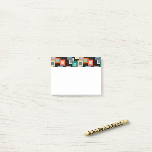 Light Squares on Dark Post-it Notes (On Desk)