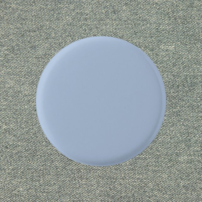 Light Steel Blue Solid Colour 1 Inch Round Button (Creator Uploaded)