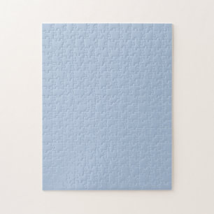 Light Steel Blue Solid Colour Jigsaw Puzzle