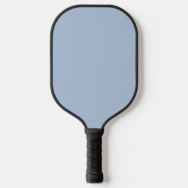 Light Steel Blue Solid Colour Pickleball Paddle (Front)