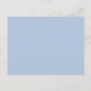 Light Steel Blue Solid Colour Postcard