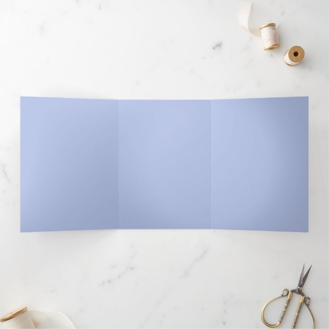 Light Steel Blue Tri-Fold Card (Inside)