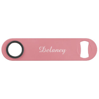 Light Strawberry Pink Customizable Bar Key