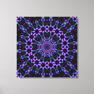 Light Structures Mandala Canvas Print