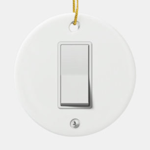 Light Switch Ceramic Ornament