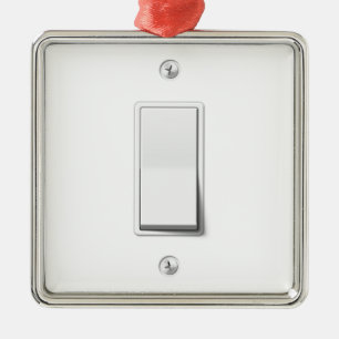 Light Switch Metal Ornament