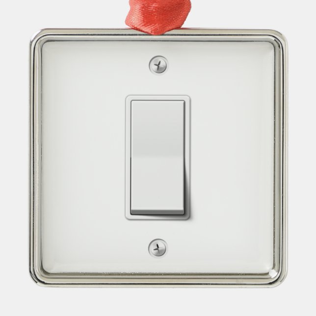 Light Switch Metal Ornament (Front)
