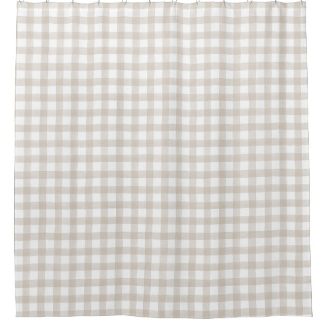 Light Tan Beige English Country Check Plaid (Front)