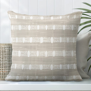 Light Tan Brown Decorative Pillow
