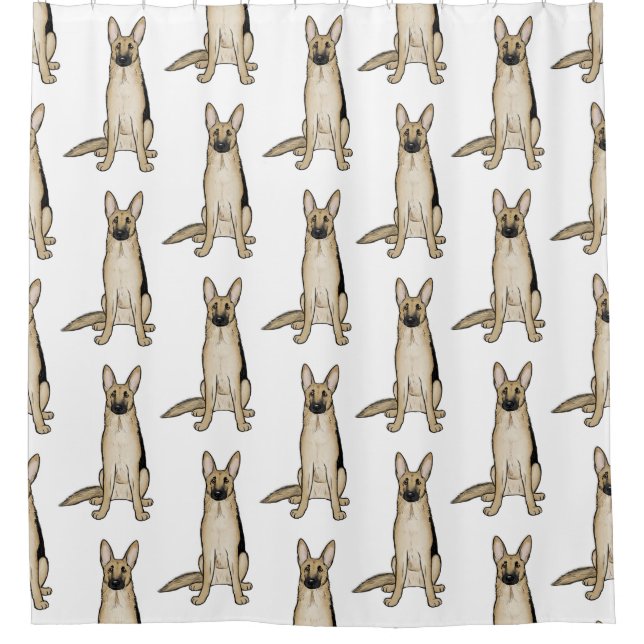 Light Tan German Shepherd Dogs Pattern (Front)