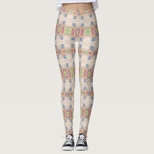 Light Taupe Leggings w/ Accents