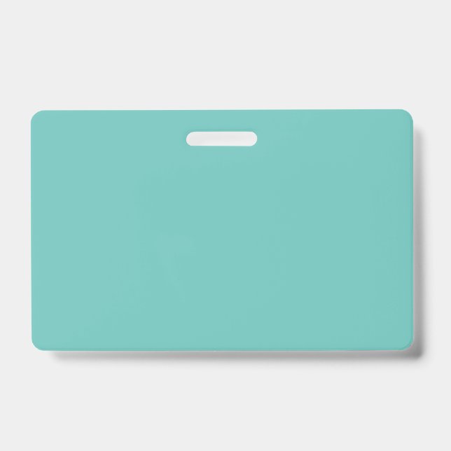 Light Teal #6BC388, Half Baked Badge (Front)