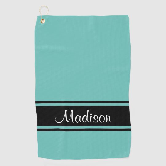 light teal towels