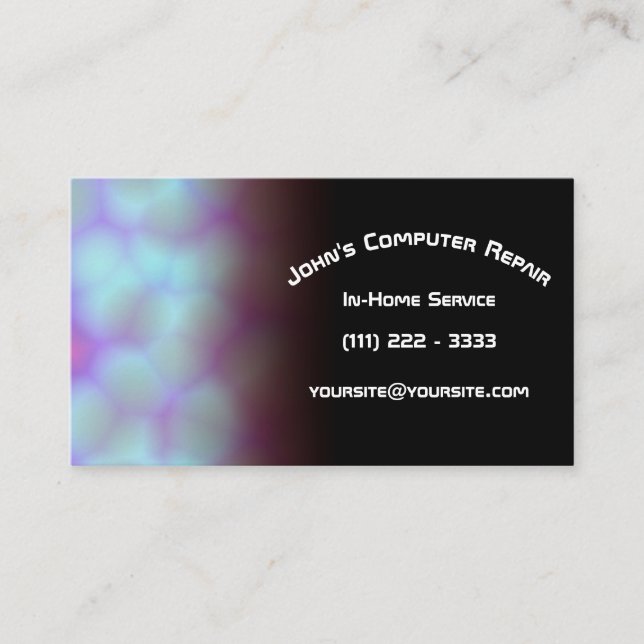 Light Tech Digital Business Card (Front)