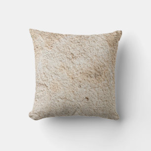 Light texture of old antique wall, layer of concre throw pillow
