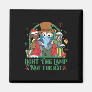Light The Lamp Not The Rat Funny Christmas 2  Magnet